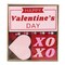 Valentine's Day Decoration Set - Glitter Hearts and XOXO Design